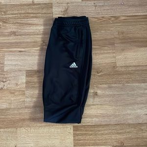 Adidas sweatpants, size medium, black with the black stripes.